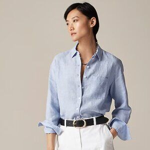 Button Down Baird McNutt Irish linen NEW